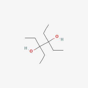 3,4-Diethylhexane-3,4-diol chemical structure (CAS 6931-71-1)