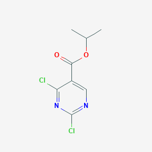 Isopropyl 2,4-dichloropyrimidine-5-carboxylate chemical structure (CAS 69312-43-2)