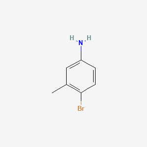 4-Bromo-3-methylaniline chemical structure (CAS 6933-10-4)