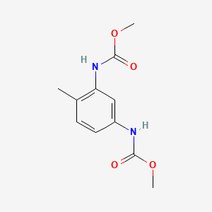 Dimethyl (4-methyl-1,3-phenylene)dicarbamate chemical structure (CAS 6935-99-5)