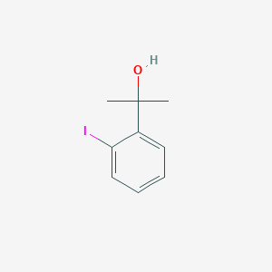 2-(2-Iodophenyl)propan-2-ol chemical structure (CAS 69352-05-2)