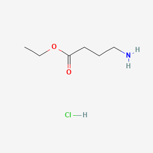 Ethyl 4-aminobutanoate hydrochloride chemical structure (CAS 6937-16-2)
