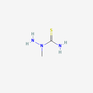 1-Methylhydrazinecarbothioamide chemical structure (CAS 6938-68-7)