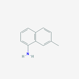 7-Methylnaphthalen-1-amine chemical structure (CAS 6939-34-0)