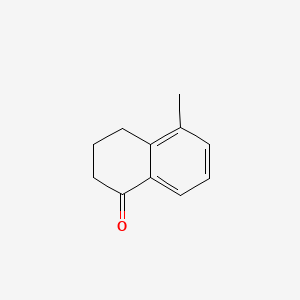 5-Methyl-3,4-dihydronaphthalen-1(2H)-one chemical structure (CAS 6939-35-1)