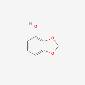 Benzo[d][1,3]dioxol-4-ol chemical structure (CAS 69393-72-2)