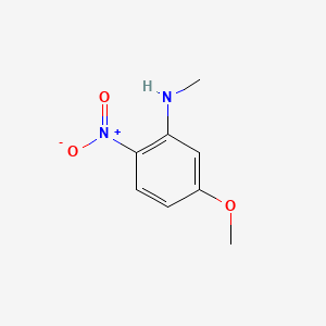 5-Methoxy-N-methyl-2-nitroaniline chemical structure (CAS 69397-93-9)