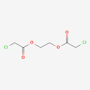 Ethyleneglycolbis(monochloroacetatE) chemical structure (CAS 6941-69-1)