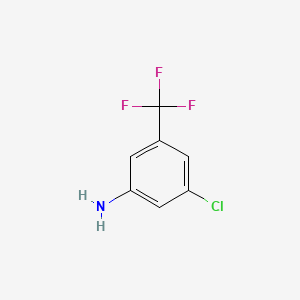 3-Chloro-5-trifluoromethylaniline chemical structure (CAS 69411-05-8)