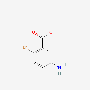 Methyl 5-amino-2-bromobenzoate chemical structure (CAS 6942-37-6)
