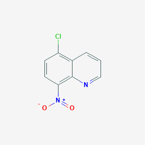 5-Chloro-8-nitroquinoline chemical structure (CAS 6942-98-9)