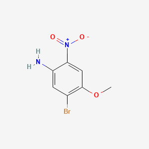 5-Bromo-4-methoxy-2-nitroaniline chemical structure (CAS 6943-69-7)