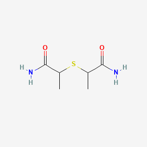 2,2'-Thiodipropanamide chemical structure (CAS 6944-30-5)