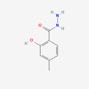 2-Hydroxy-4-methylbenzohydrazide chemical structure (CAS 69443-64-7)