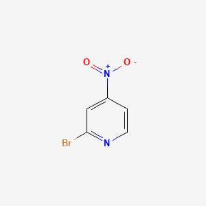 2-Bromo-4-nitropyridine chemical structure (CAS 6945-67-1)