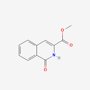 Methyl 1-oxo-1,2-dihydroisoquinoline-3-carboxylate chemical structure (CAS 69454-42-8)
