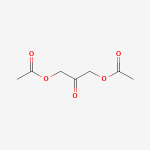 2-Oxopropane-1,3-diyl diacetate chemical structure (CAS 6946-10-7)
