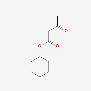 Cyclohexyl 3-oxobutanoate chemical structure (CAS 6947-02-0)