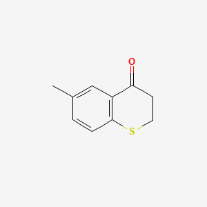 6-Methylthiochroman-4-one chemical structure (CAS 6948-34-1)
