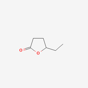 5-Ethyldihydrofuran-2(3H)-one chemical structure (CAS 695-06-7)
