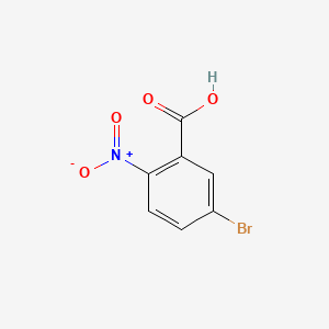 5-Bromo-2-nitrobenzoic acid chemical structure (CAS 6950-43-2)