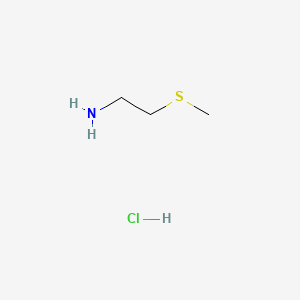 2-(Methylthio)ethanamine hydrochloride chemical structure (CAS 6950-53-4)