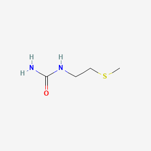 1-(2-(Methylthio)ethyl)urea chemical structure (CAS 6950-55-6)