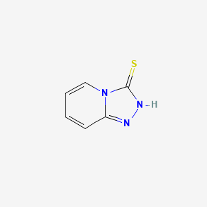 [1,2,4]Triazolo[4,3-a]pyridine-3-thiol chemical structure (CAS 6952-68-7)