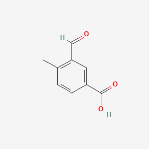 3-Formyl-4-methylbenzoic Acid chemical structure (CAS 69526-89-2)
