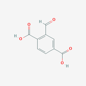 2-Formylterephthalic acid chemical structure (CAS 69526-90-5)