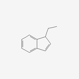 1-Ethyl-1H-indene chemical structure (CAS 6953-66-8)