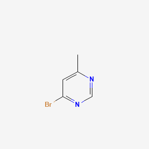 4-Bromo-6-methylpyrimidine chemical structure (CAS 69543-98-2)