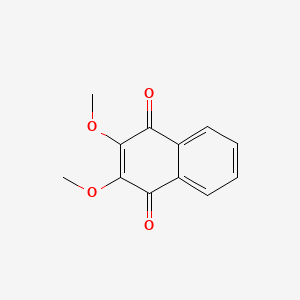 2,3-Dimethoxynaphthalene-1,4-dione chemical structure (CAS 6956-96-3)