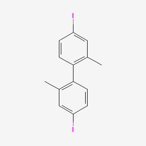 4,4'-Diiodo-2,2'-dimethyl-1,1'-biphenyl chemical structure (CAS 69571-02-4)