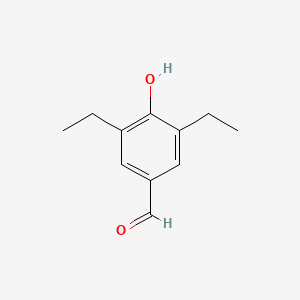 3,5-Diethyl-4-hydroxybenzaldehyde chemical structure (CAS 69574-07-8)