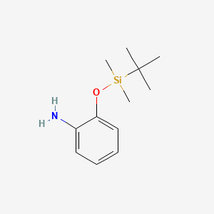 2-((tert-Butyldimethylsilyl)oxy)aniline chemical structure (CAS 69589-21-5)
