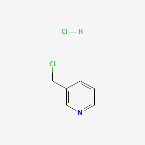 3-(Chloromethyl)pyridine hydrochloride chemical structure (CAS 6959-48-4)
