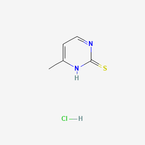 4-Methylpyrimidine-2(1H)-thione hydrochloride chemical structure (CAS 6959-66-6)