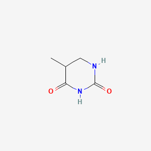 5-Methyldihydropyrimidine-2,4(1H,3H)-dione chemical structure (CAS 696-04-8)