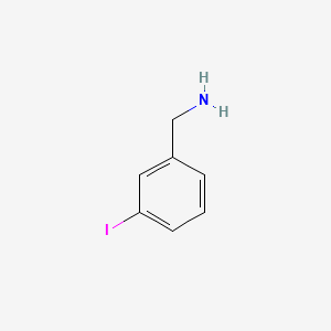 (3-Iodophenyl)methanamine chemical structure (CAS 696-40-2)