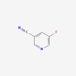 5-Fluoronicotinonitrile chemical structure (CAS 696-42-4)