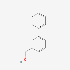 [1,1'-Biphenyl]-3-ylmethanol chemical structure (CAS 69605-90-9)