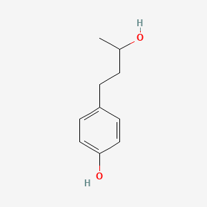 4-(3-Hydroxybutyl)phenol chemical structure (CAS 69617-84-1)
