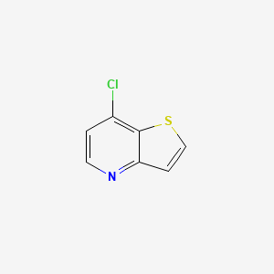 7-Chlorothieno[3,2-b]pyridine chemical structure (CAS 69627-03-8)