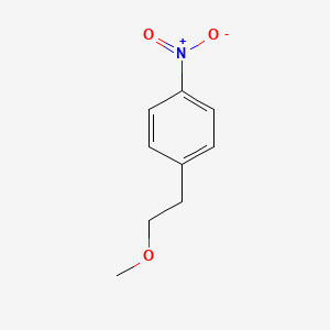 1-(2-Methoxyethyl)-4-nitrobenzene chemical structure (CAS 69628-98-4)