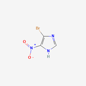 4-Bromo-5-nitroimidazole chemical structure (CAS 6963-65-1)