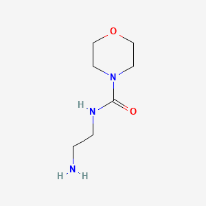 N-(2-Aminoethyl)morpholine-4-carboxamide chemical structure (CAS 69630-16-6)
