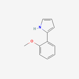 2-(2-Methoxyphenyl)-1H-pyrrole chemical structure (CAS 69640-32-0)