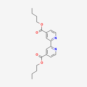 Dibutyl [2,2'-bipyridine]-4,4'-dicarboxylate chemical structure (CAS 69641-93-6)