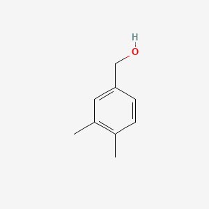 (3,4-Dimethylphenyl)methanol chemical structure (CAS 6966-10-5)